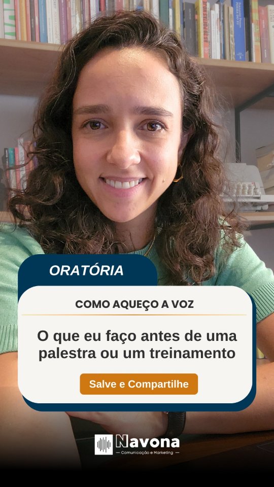 O segredo da voz firme na palestra começa aqui 👇🏻

Desde o último evento em que palestrei, algumas pessoas me pediram para compartilhar como eu aqueço a voz para falar em público. 

Hoje eu vou realizar a apresentação de um personal branding e aproveitei para mostrar como eu preparo a minha voz. 

Que tal? Me conta se você já fez algum exercício vocal? Você fala muito ao longo do dia? Então vale a pena preservar suas cordas vocais para ter uma vida mais saudável por mais tempo.

Segue e compartilha os conteúdos aqui da Navona Comunicação.

#Oratória #NavonaComunicação #AquecimentoVocal #Palestrante